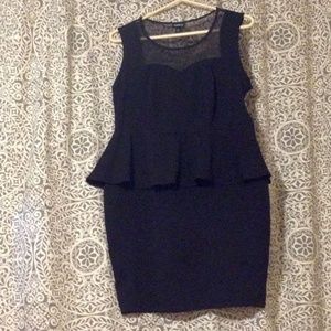 Torrid size zero dress, sheer lace detail.